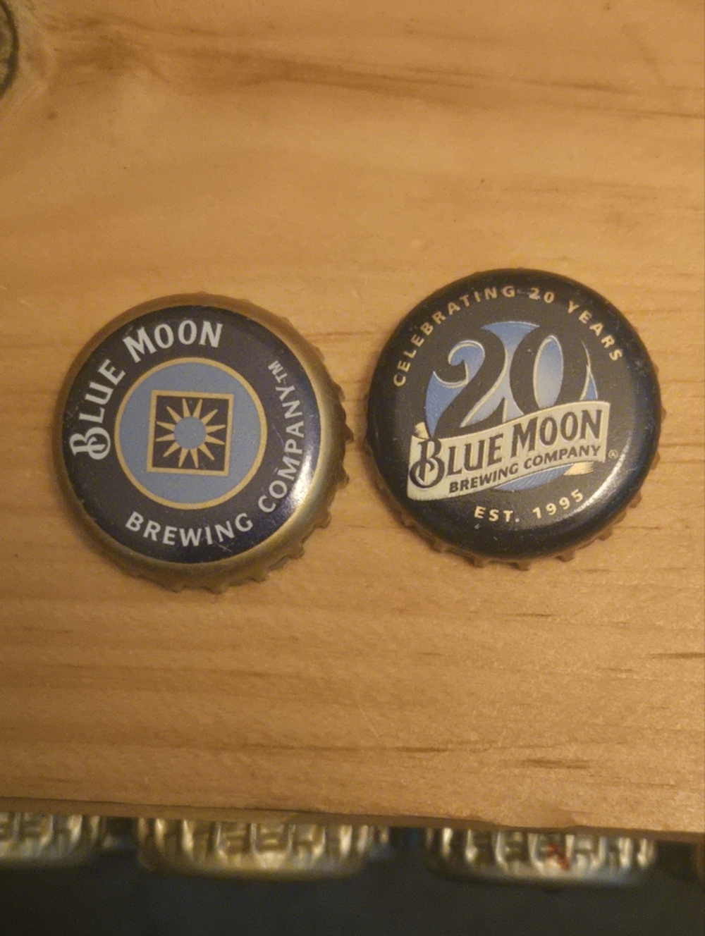 Blue Moon Brewing Company Gold & Blue Bottle Caps - 2LBS
